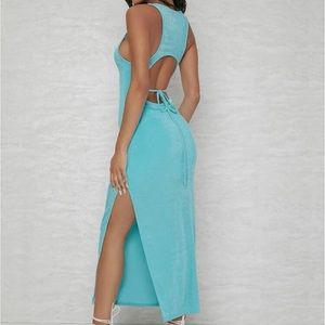 Sexy Open Back Maxi Dress